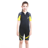 Girl's One Piece Shorty Wetsuit 2.5mm Neoprene Short Sleeve